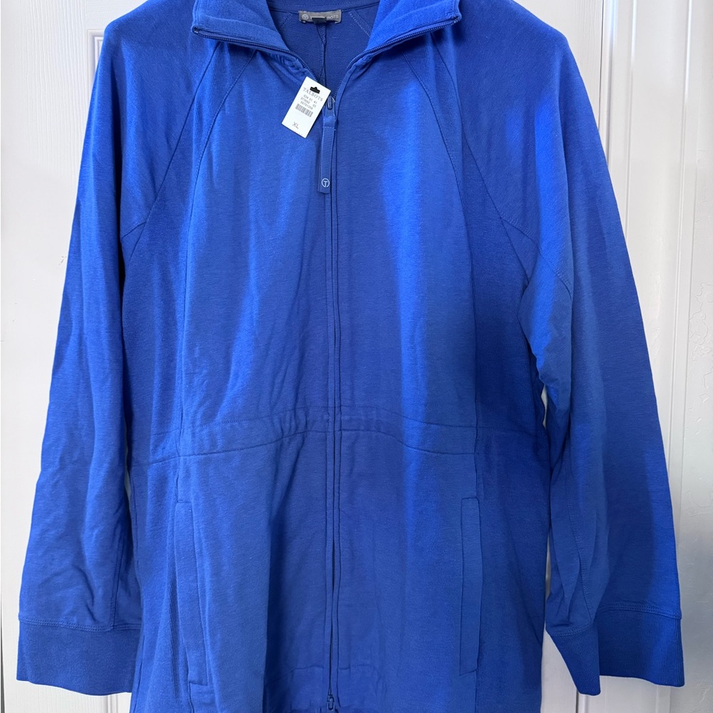 Talbots Royal Blue Knit Jacket